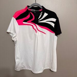 Jamie Sadock women’s 1/4 zip polo tee size XL